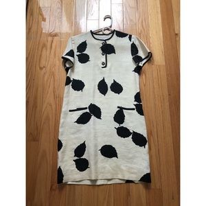 Vintage printed shift dress